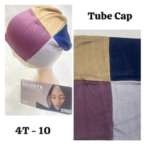 Modefa 4in1 Tube cap - Golden | Navy Blue | Lilac | Mauve Purple