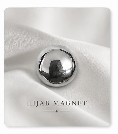 Hijab Magnet - Silver Hijab Magnet - Silver