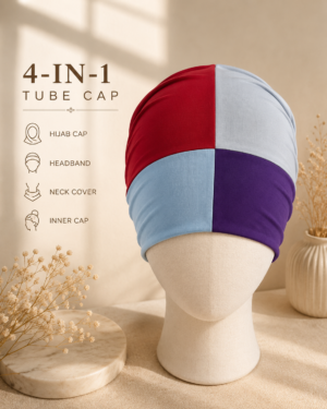 Modefa 4in1 Tube cap - Red |Pastel Green |Sky blue | Purple