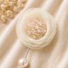 Pearly - Brooch with Pearl and Beads