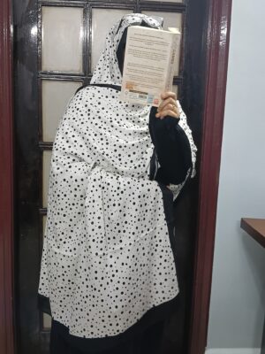 Namaz Dupatta - B/W Polka Namaz Dupatta - B/W Polka