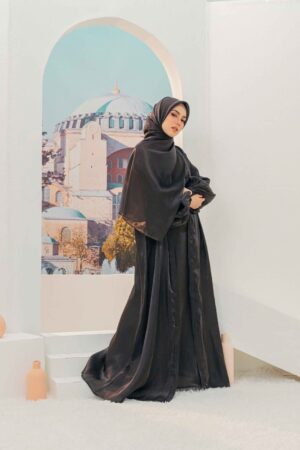 Black Organza Abaya