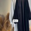 Black Organza Abaya