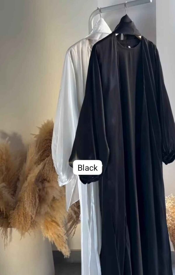 Black Organza Abaya